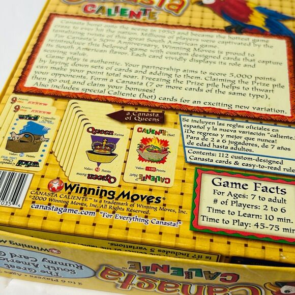Vintage Canasta Caliente Card Game 50th Anniversary Edition 2000 - Picture 4 of 6